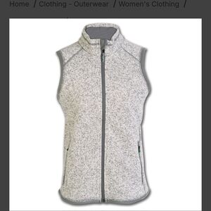 Arborwear Staghorn Gray Fleece Vest Sz M